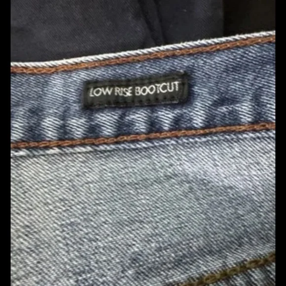 Calvin Klein Blue Bootcut Jeans with Vintage Wash 184 - Picture 6 of 8